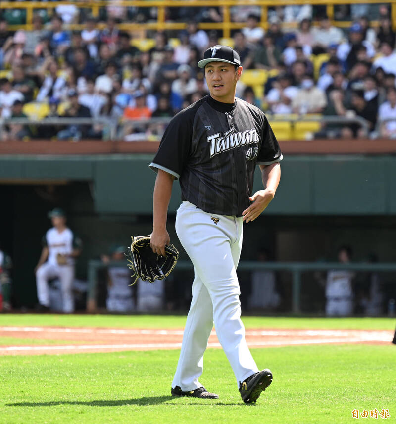 台灣隊鄭浩均。（記者李惠洲攝）