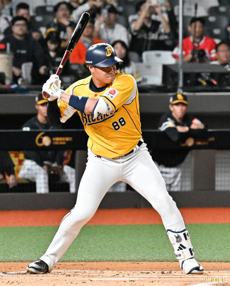 中信兄弟宋晟睿。（記者陳志曲攝）