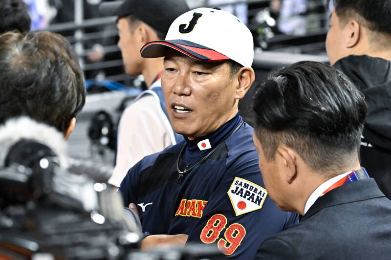 日本隊總教練井端弘和。（資料照，記者陳志曲攝）