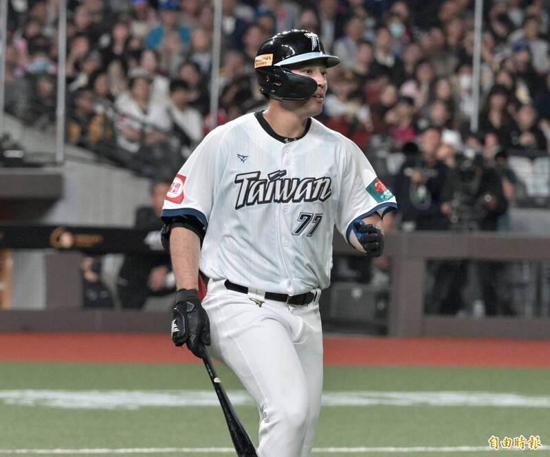 台灣隊林安可。（記者王藝菘攝）