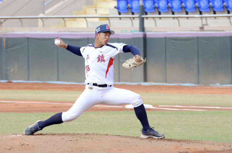 蔡辰瀧。（學生棒球聯盟提供）