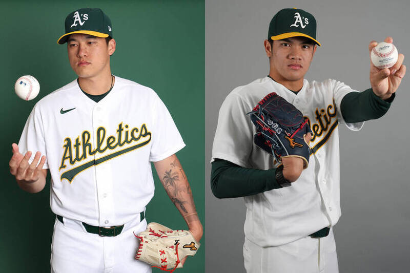 莊陳仲敖與林維恩。（資料照）