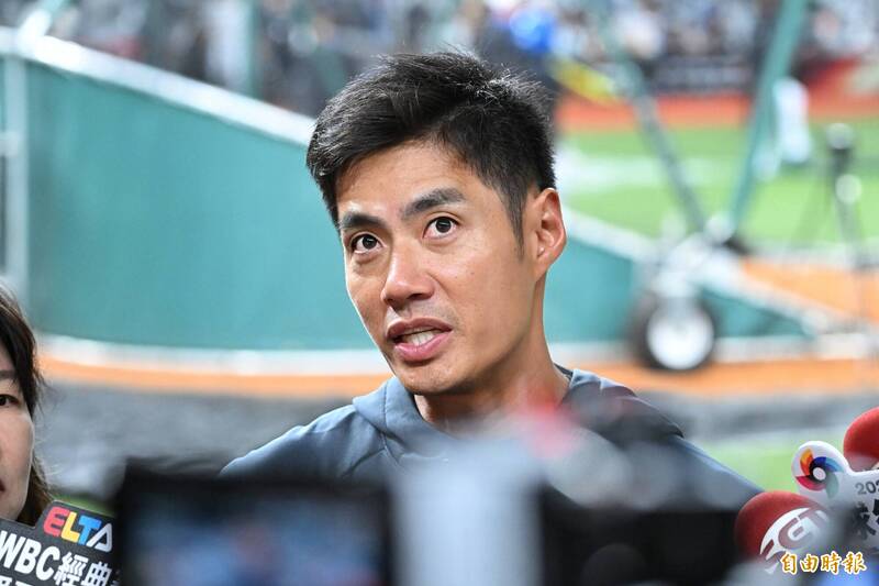 陳偉殷。（記者陳逸寬攝）