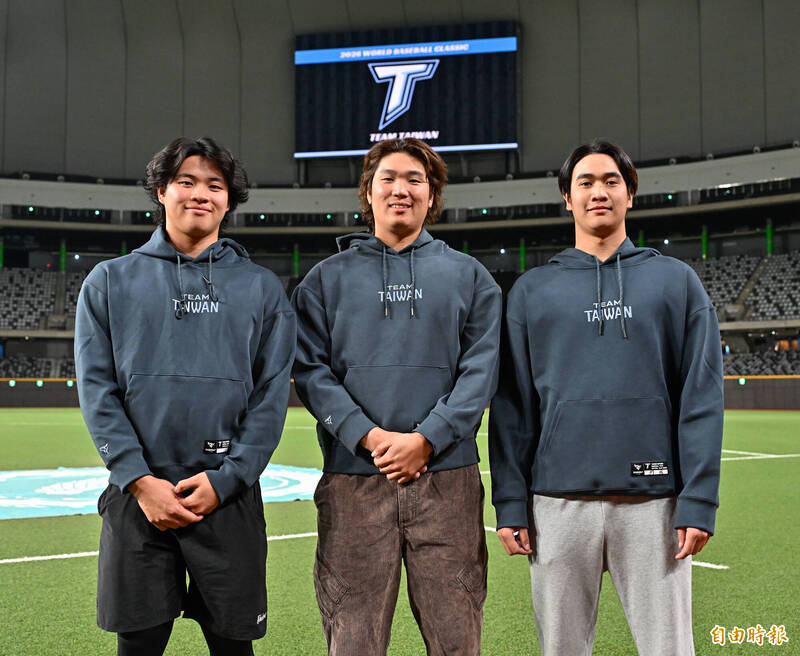 孫易磊（左起）、古林睿煬。（資料照，記者陳志曲攝）