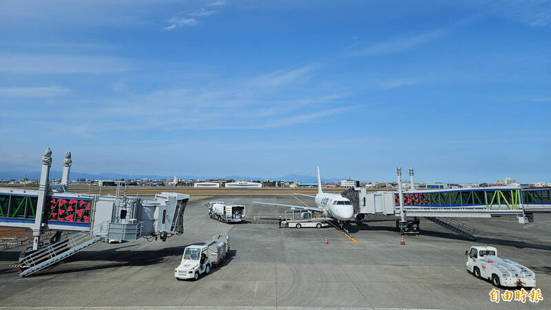 宮崎用好天氣迎接台灣隊。（記者陳志曲攝）