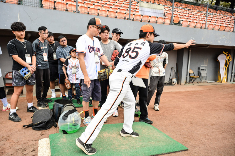 統一獅「萊！萊坐！有你真好」同樂會。（統一獅提供）