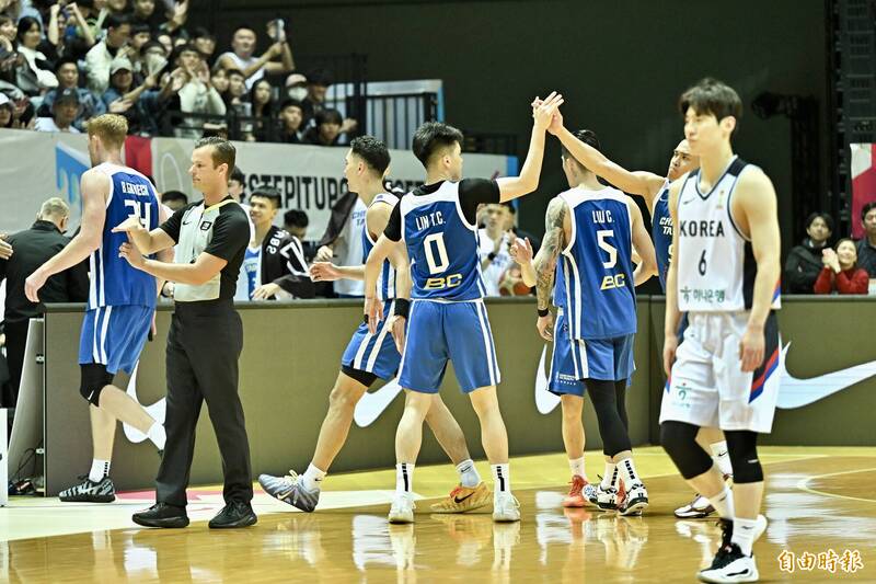 台灣男籃。（資料照，記者塗建榮攝）
