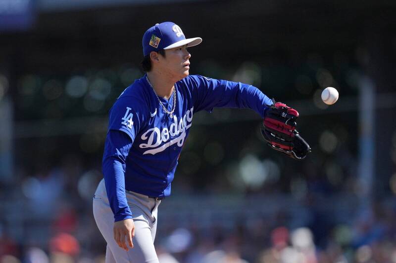 山本由伸。（美聯社）