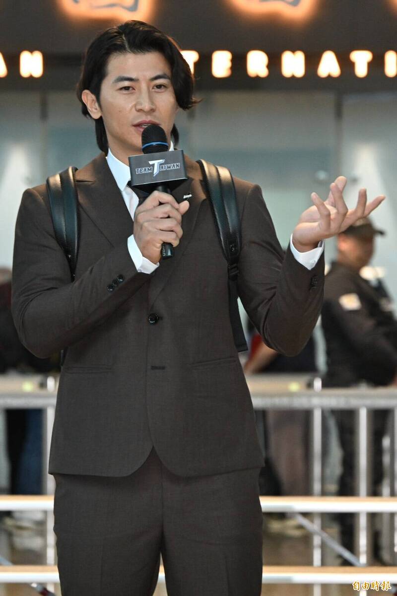 台灣隊長陳傑憲。（記者劉信德攝）