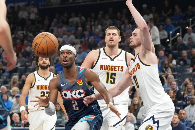 SGA、約基奇。（美聯社）