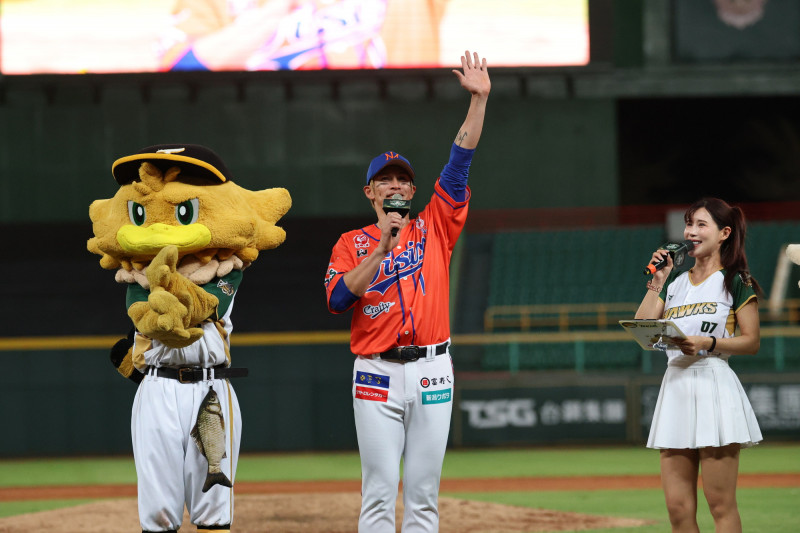 陽岱鋼。（台鋼雄鷹提供）