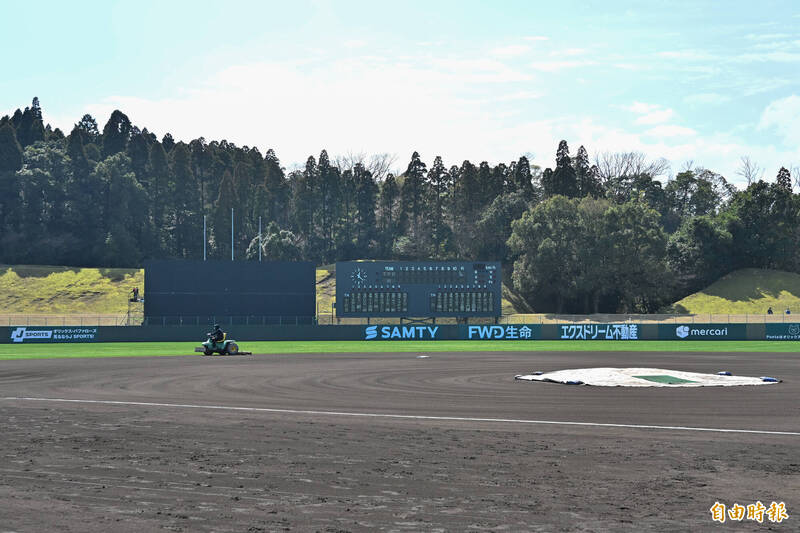 宮崎清武棒球場。（特派記者陳志曲攝）