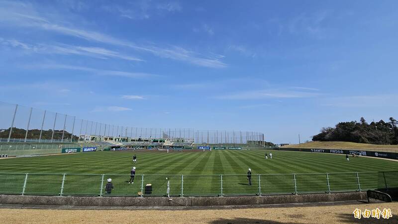 宮崎市清武綜合運動公園SOKKEN球場。（特派記者陳志曲攝）