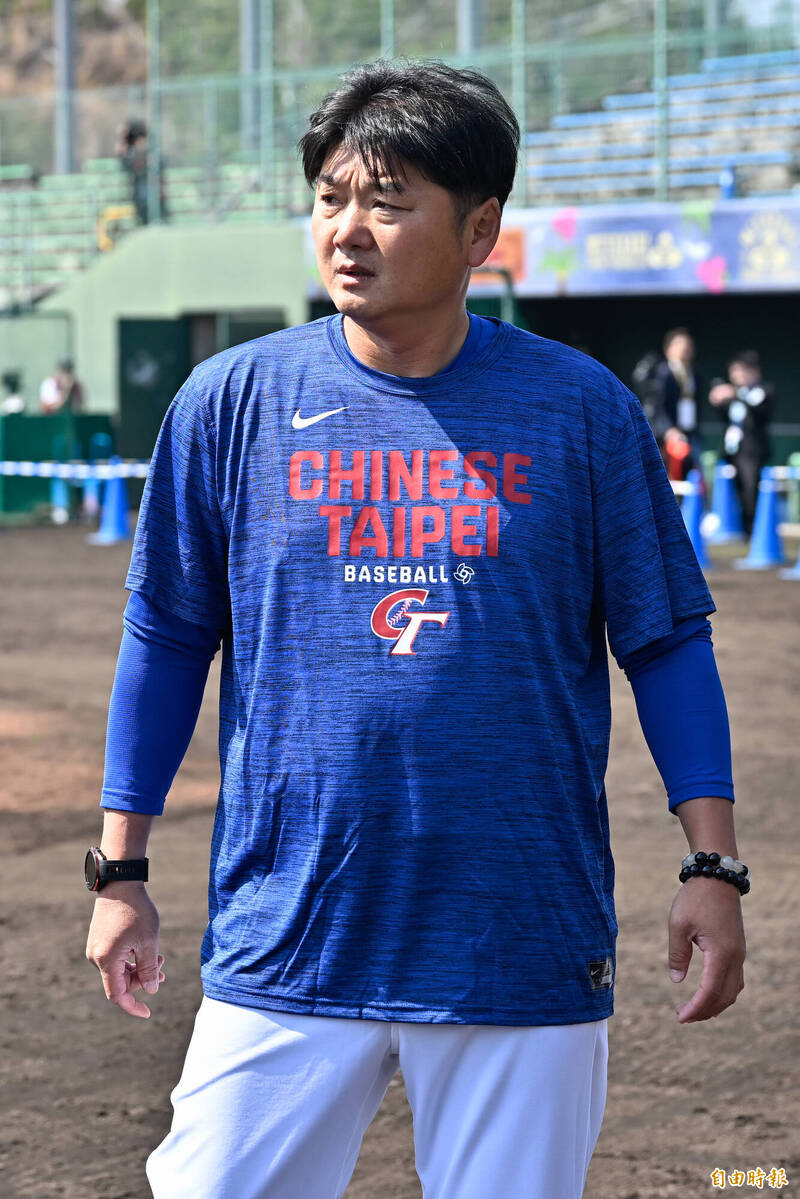 臺灣隊總教練曾豪駒。（特派記者陳志曲攝）