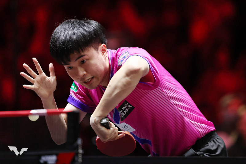 林昀儒獲得新加坡大滿貫賽男單亞軍後，世界排名持續回升。（取自WTT官網）