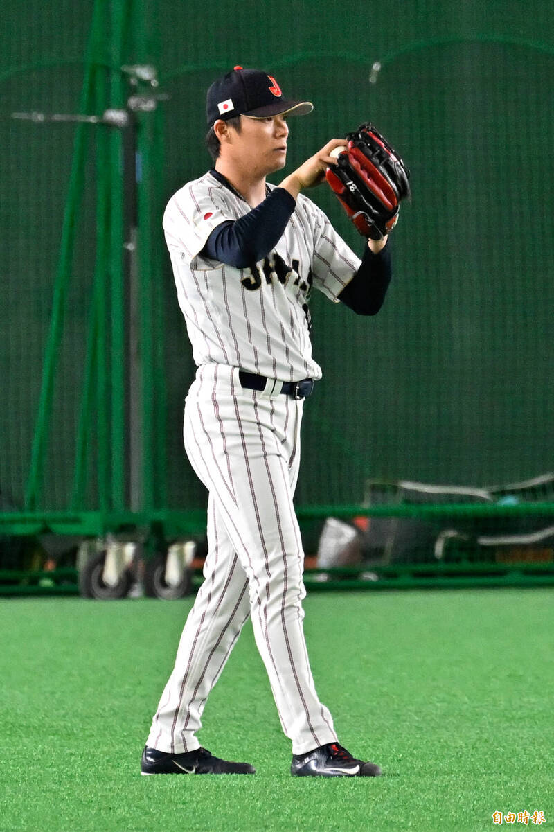 山本由伸。（特派記者羅志朋攝）