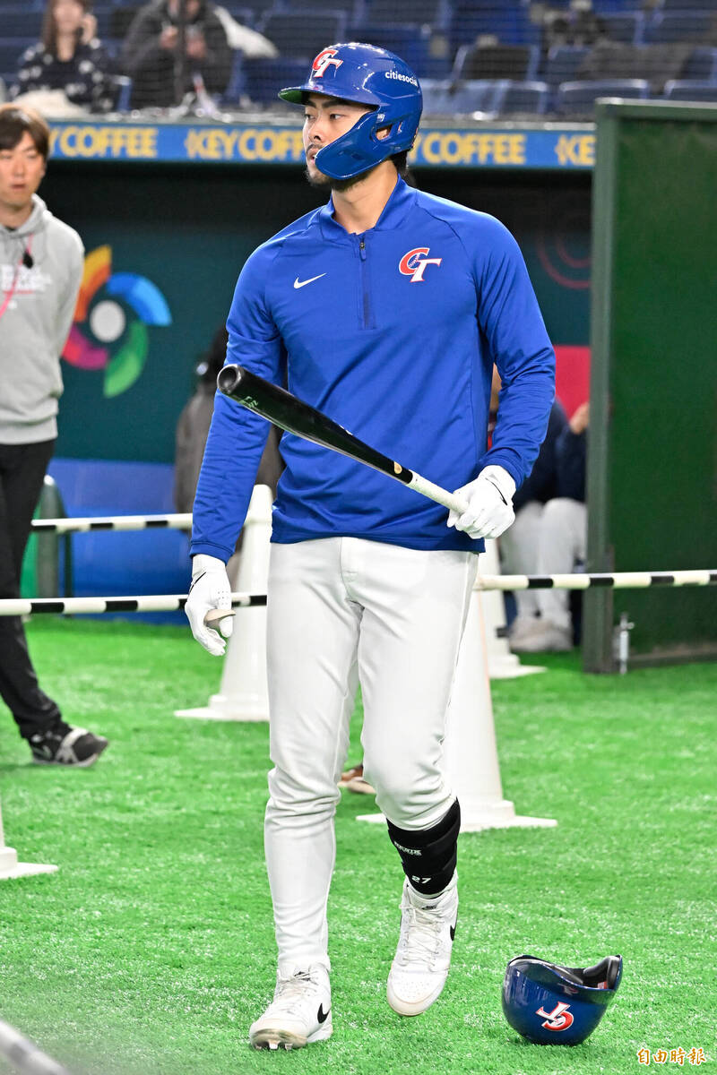 台灣隊林家正。（特派記者羅志朋攝）