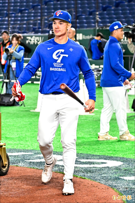 費爾柴德扛起台灣隊開路先鋒重任。（特派記者羅志朋攝）