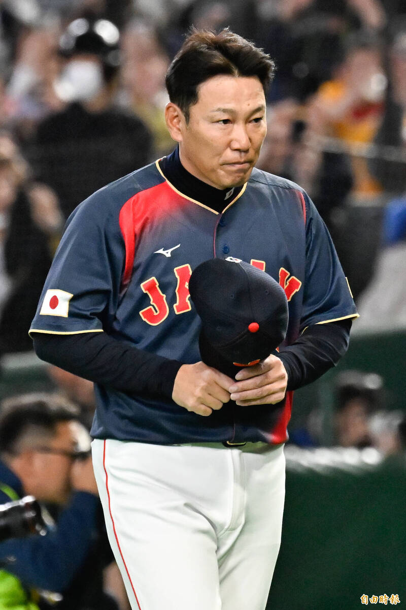 日本隊總教練井端弘和。（特派記者陳志曲攝）