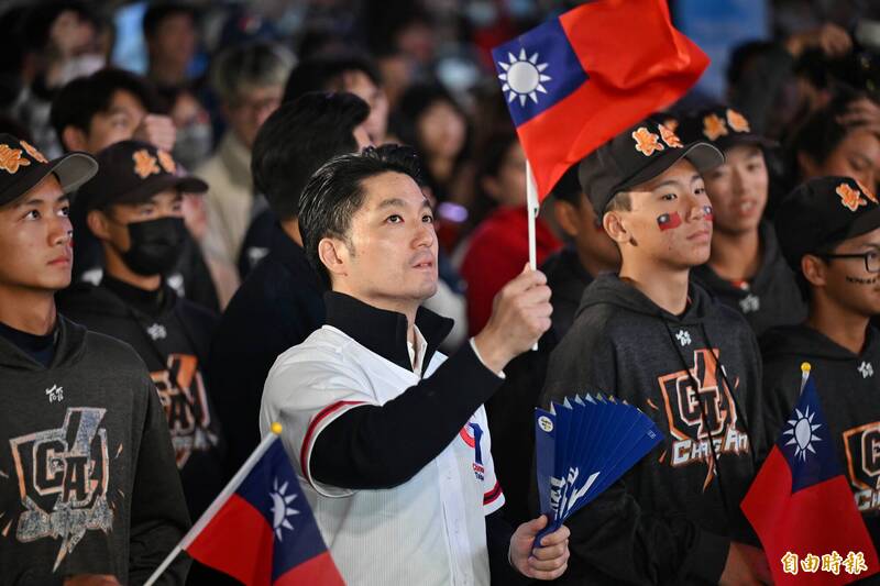 台北市長蔣萬安出席2026年WBC世界棒球經典賽台北市直播派對（記者陳逸寬攝）