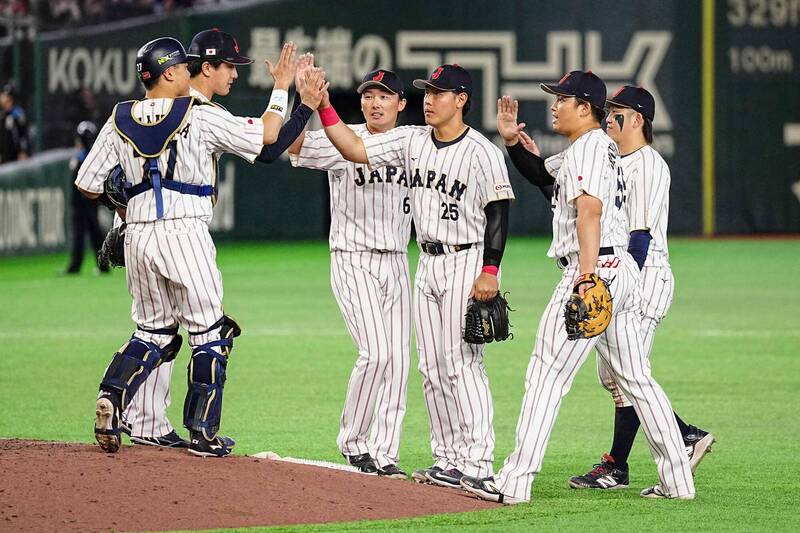 日本隊。（資料照，法新社）