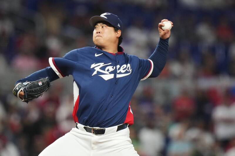 柳賢振。（美聯社）