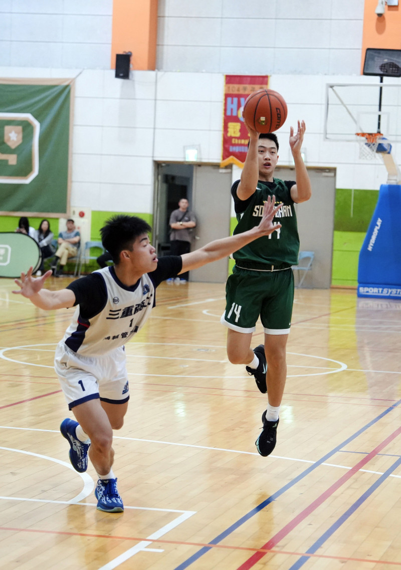 松山高中呂岱恩。（U19籃球聯盟提供）