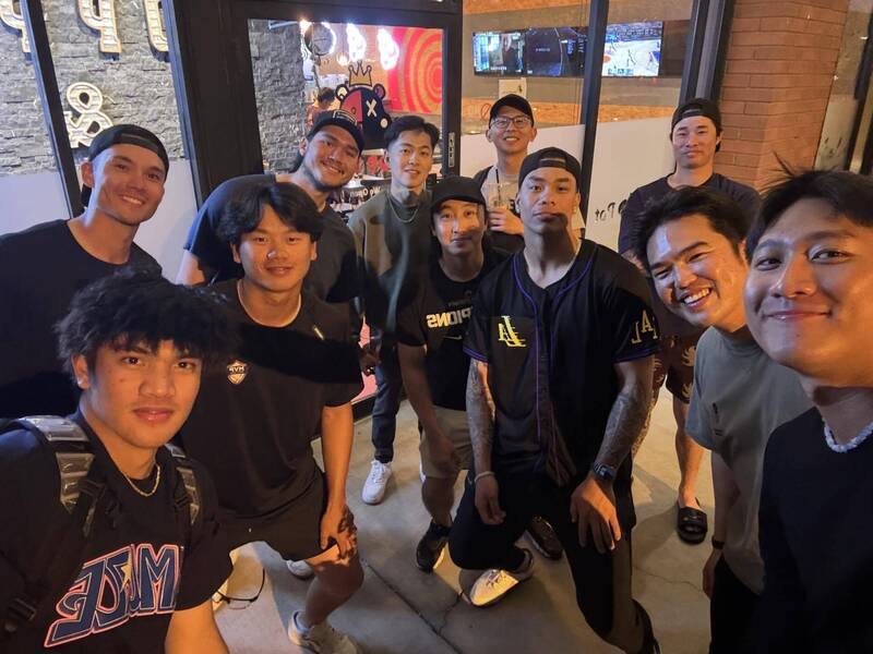 旅美台將合體聚餐。（取自沙子宸Threads）