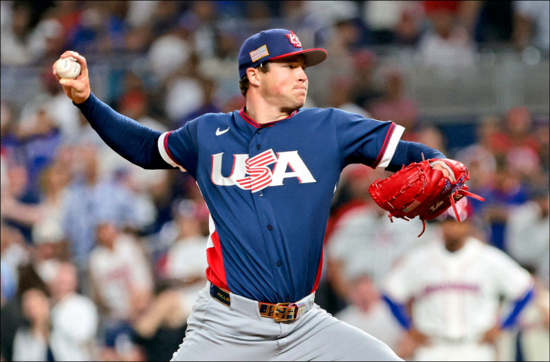 美國終結者米勒對佩多摩投出再見三振，幫球隊打入冠軍戰。（路透）