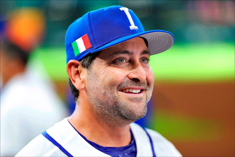 義大利教頭、前大聯盟捕手塞維里今領軍對決母國委內瑞拉。（資料照，法新社）