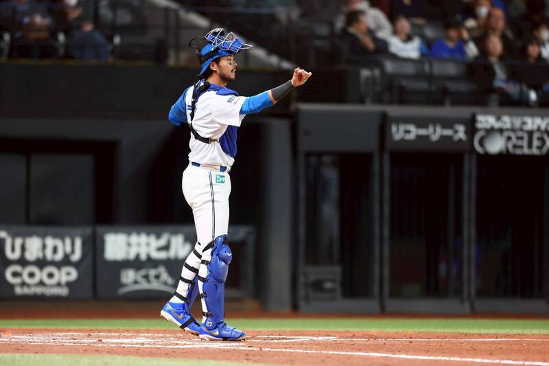 林家正日職初登場。（取自火腿官方X）