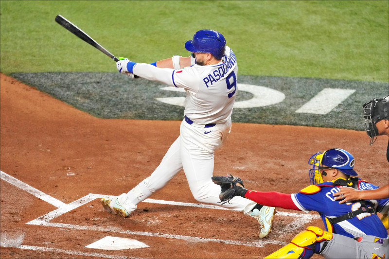 義裔美籍的隊長帕斯昆汀諾認為，能成為義大利棒球的大使深感榮幸。（美聯社）