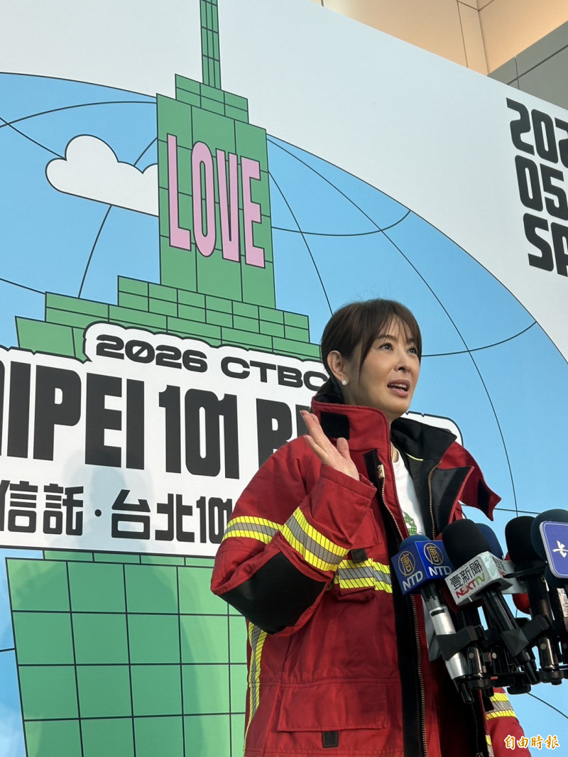 101董事長賈永婕（記者吳孟儒攝）