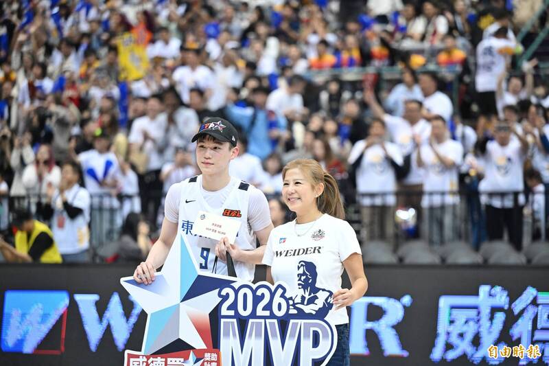 許恩翔獲選MVP。（記者陳逸寬攝）