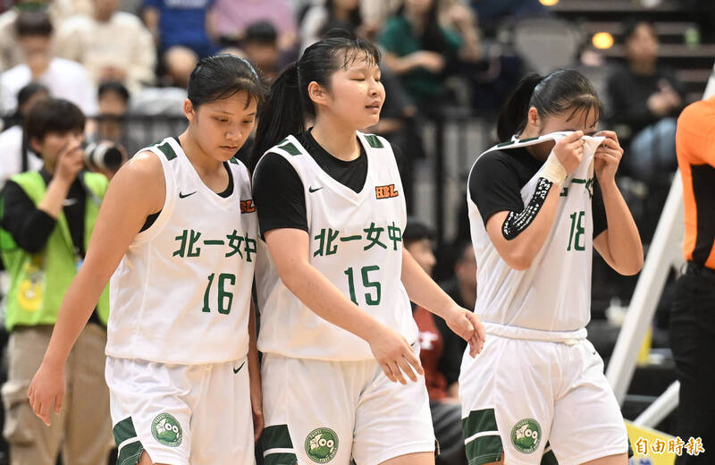 北一女中3連霸夢碎。（記者林正堃攝）