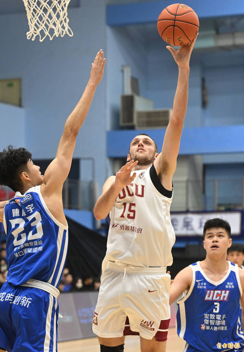 輔仁大學米哈洛。（記者林正堃攝）