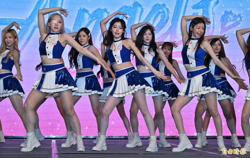 富邦悍將啦啦隊Fubon Angels。（資料照，記者劉信德攝）