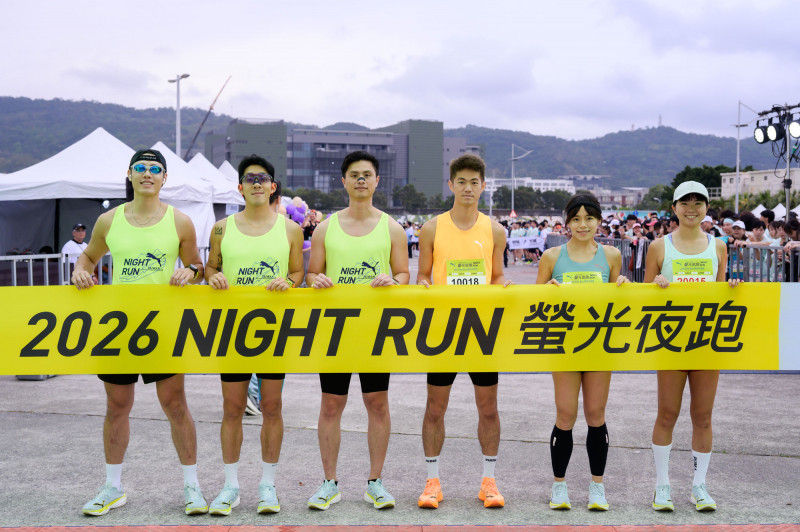 21k菁英跑者。（2026 PUMA NIGHT RUN 螢光夜跑提供）