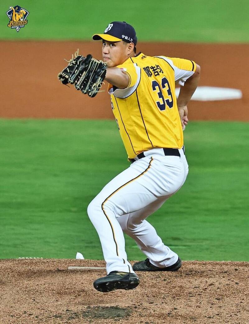 中信兄弟鄭浩均。（資料照，中信兄弟提供）