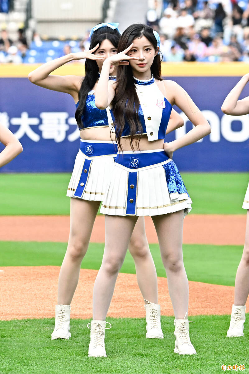 Fubon angels李珠珢。（記者陳志曲攝）