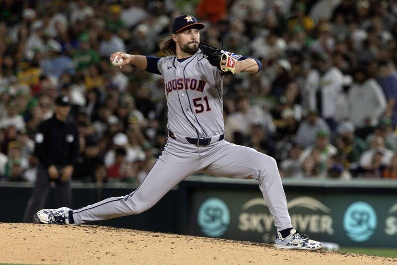 前富邦悍將洋投瑞恩。（路透）