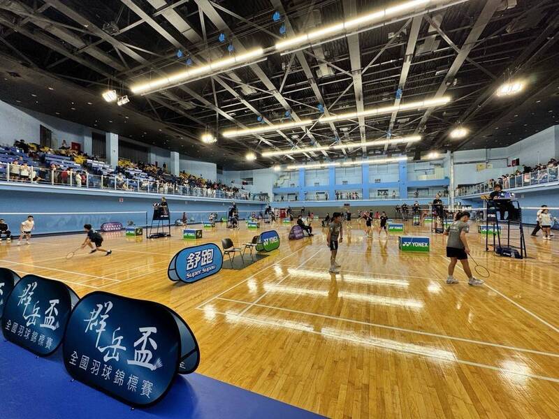「2026群岳盃羽球賽」台北站，於4月3至6日在台北體育館開打。（主辦單位提供）