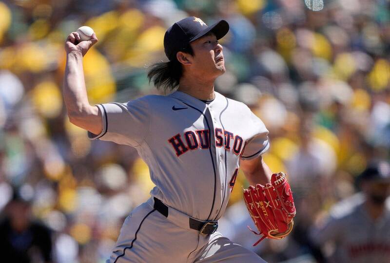 今井達也。（法新社）