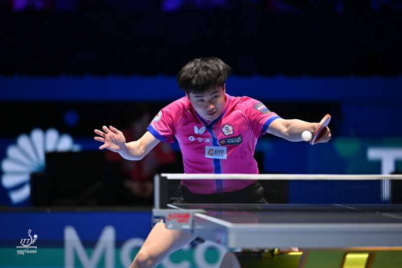 林昀儒在世界盃奪下銅牌，世界排名卻下滑1名。（取自ITTF官網）