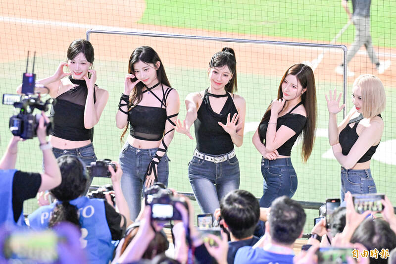 Fubon angels韓籍五本柱。（資料照，記者陳志曲攝）