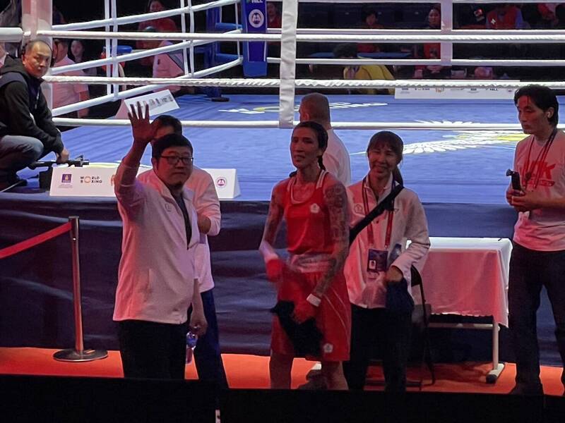 黃筱雯闖進拳擊亞錦賽金牌戰。（拳擊協會提供）