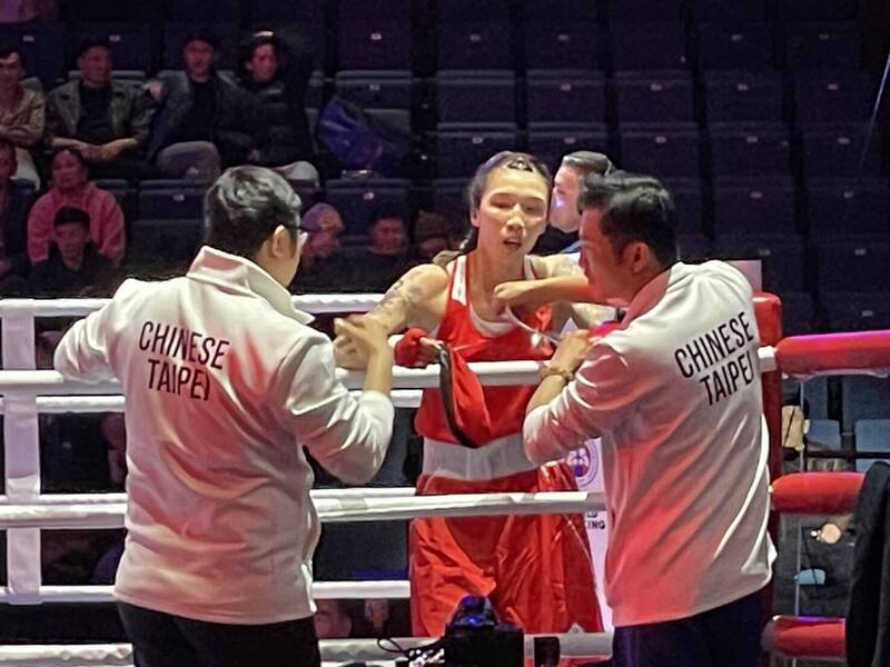 黃筱雯闖進拳擊亞錦賽金牌戰。（拳擊協會提供）