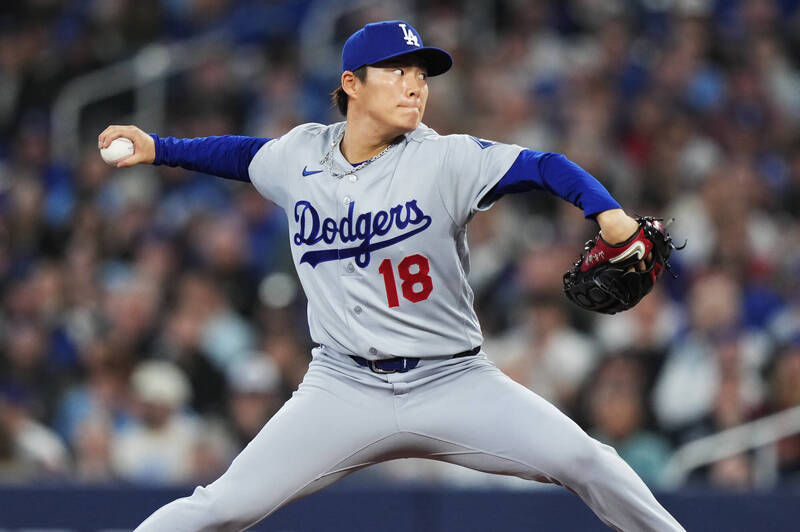 山本由伸。（美聯社）