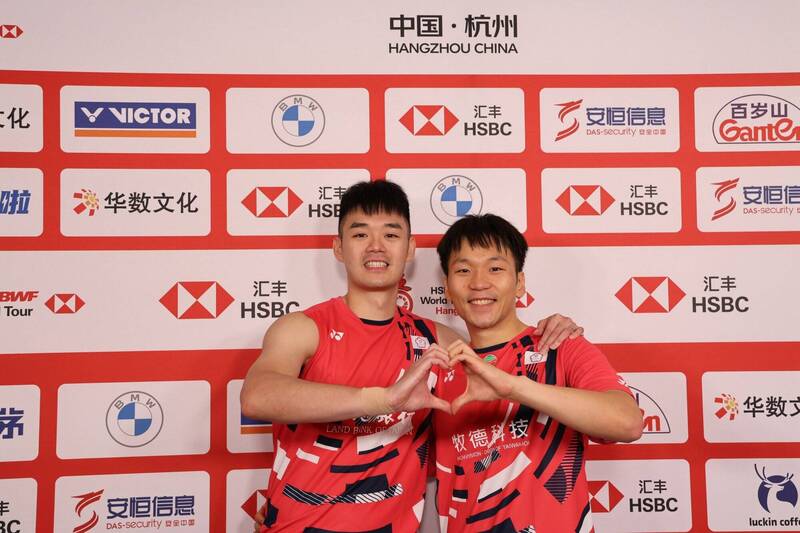 李洋、王齊麟。（資料照，羽協提供）