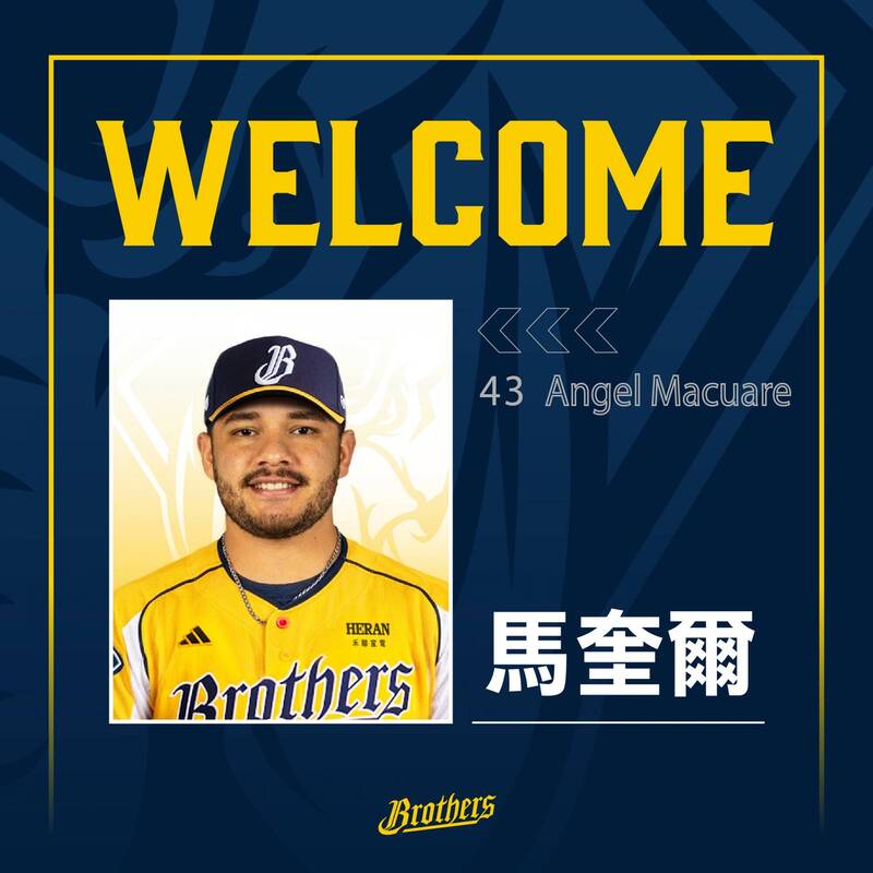 馬奎爾。（資料照，中信兄弟提供）